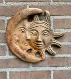 Terracotta maan met zon, Ophalen of Verzenden, Gebruikt