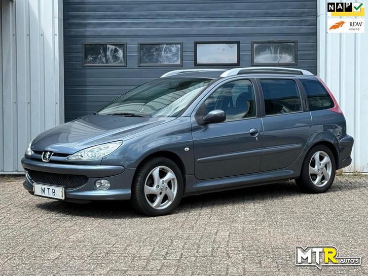 Peugeot 206 SW 1.4-16V Air-line 3 NAP|APK|AIRCO, Auto's, Peugeot, Bedrijf, Te koop, ABS, Airbags, Airconditioning, Boordcomputer