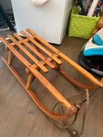 Vintage Houten Slee Alaska - Antiek Speelgoed Decoratie, Ophalen of Verzenden