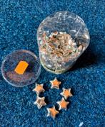Decoratie kerst sterretjes zilver, Ophalen of Verzenden, Zo goed als nieuw, Materiaal