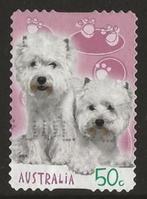 Australie 6, terriers, Verzenden, Gestempeld
