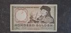 Nederland 100 gulden 1953 Replacement (Kort serienummer )., Ophalen of Verzenden, 100 gulden