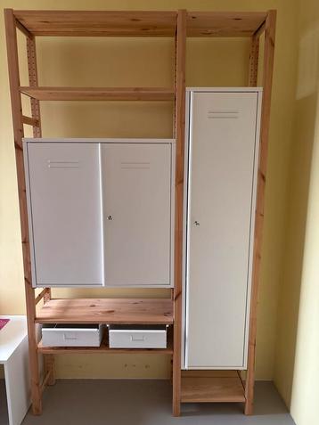 Ivar stellingkast met lockers