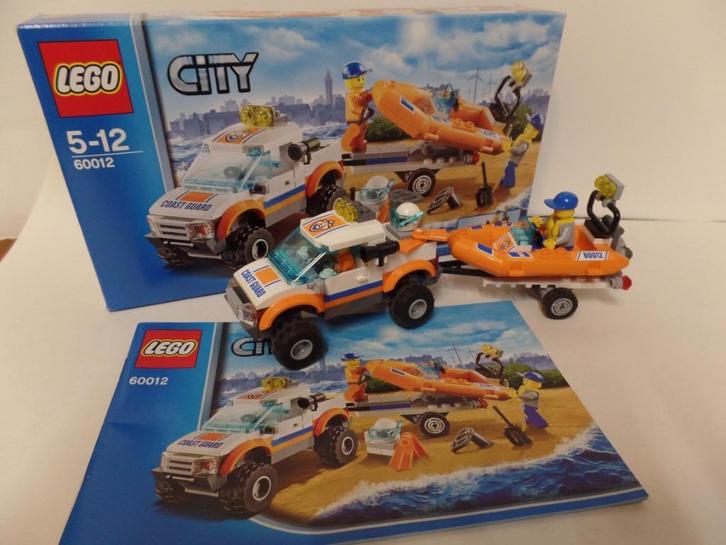 Lego City Reddingsbrigade met auto en reddingsboot, Kinderen en Baby's, Speelgoed | Duplo en Lego, Zo goed als nieuw, Lego, Complete set