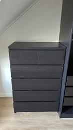 Ikea ladekast zwart, Ophalen, Gebruikt, 50 tot 100 cm, 3 of 4 laden