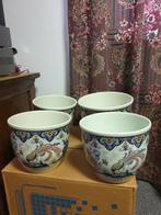 Bloempotten M21 Vieux Rhodes Boch, Tuin en Terras, Bloempotten, Ophalen, Rond, Zo goed als nieuw, Minder dan 25 cm