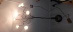 staande lamp met ledverlichting en dimmer koperkleurige, sfe, Huis en Inrichting, Lampen | Vloerlampen, Ophalen, Gebruikt, Metaal