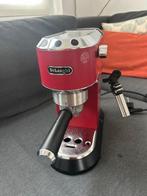 de longhi esspresso machine dedica ec-685 rood, Witgoed en Apparatuur, Koffiezetapparaten, Gebruikt, 10 kopjes of meer, Koffiemachine