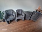 4 Monaco Haco Eetkamerstoelen, Ophalen, Gebruikt, Grijs, Vier