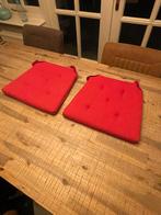 Twee stielkusens rood ZGAN, Tuin en Terras, Tuinmeubel-accessoires, Ophalen, Zo goed als nieuw