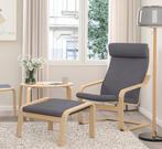 IKEA Poang Stoelen met voetrest, Huis en Inrichting, Stoelen, Ophalen, Zo goed als nieuw, Twee