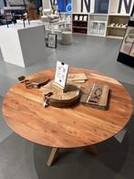 Eettafel, Huis en Inrichting, Tafels | Eettafels, Ophalen, Rond, Zo goed als nieuw, Vijf personen of meer