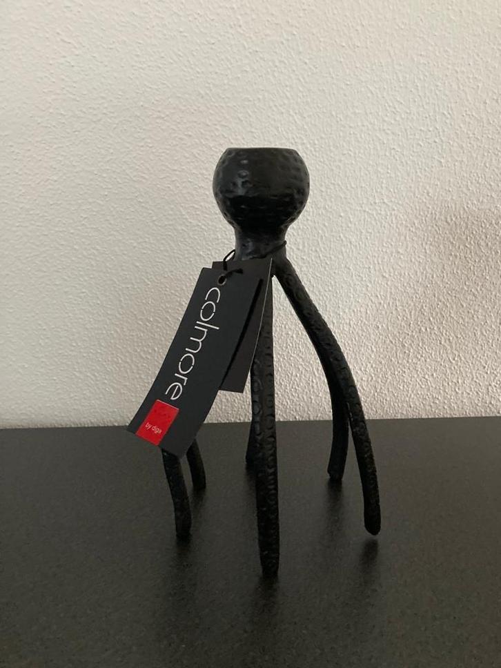 Diga Colmore kandelaar Octopus zwart Nieuw!, Huis en Inrichting, Woonaccessoires | Kandelaars en Kaarsen, Nieuw, Kandelaar, Minder dan 25 cm