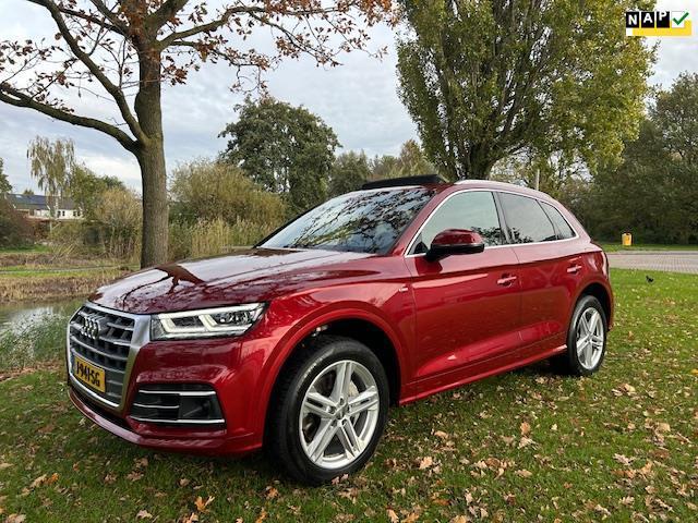 Audi Q5 50 TFSI e quattro S edition PanoNL-Auto, Auto's, Audi, Bedrijf, Te koop, Q5, 360° camera, 4x4, ABS, Achteruitrijcamera