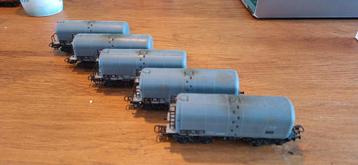 Marklin H0 Ketelwagens - Set van 5 beschikbaar voor biedingen