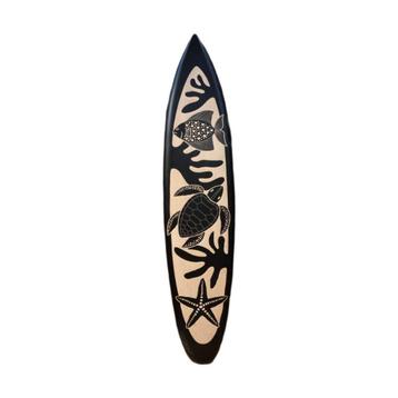 Sea Life - 150 cm - houten decoratie - wandbord - surfplank beschikbaar voor biedingen