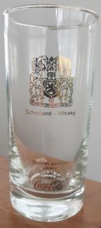 Vintage glas Schotland whisky Coca-Cola - logo - IGST, Verzamelen, Ophalen of Verzenden, Zo goed als nieuw, Overige typen