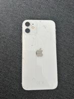 Iphone 11 (met barsten aan achterkant), Telecommunicatie, Ophalen, Gebruikt, Wit, IPhone 11
