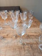 Kristallen glazen set van 20, mogelijk antiek, Ophalen of Verzenden