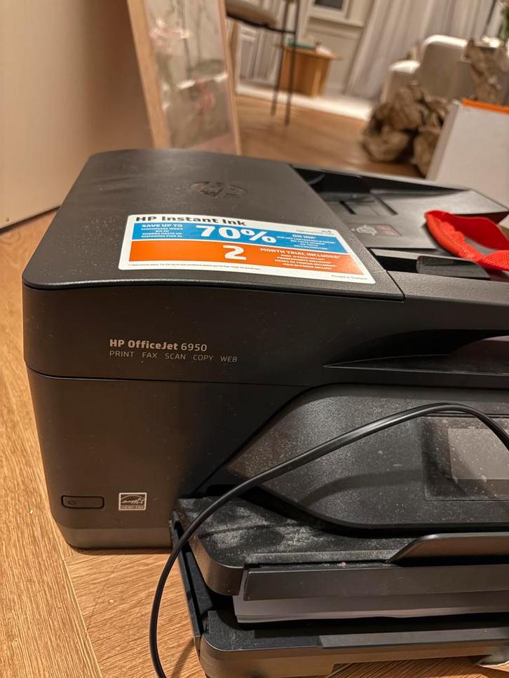 HP OfficeJet 6950 All-in-One Printer, Computers en Software, Printers, Gebruikt, All-in-one, Inkjetprinter, Draadloos, Ophalen
