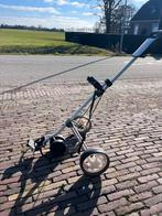 Lichtgewicht 3-wiel Golftrolley met Accessoires, Sport en Fitness, Golf, Ophalen of Verzenden, Gebruikt, Golfkar, Overige merken
