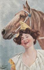 Gerstenhauer - 936 - twa : Serie 108 - Paard - Ruiter, Verzamelen, Ansichtkaarten | Dieren, Verzenden, Voor 1920, Paard