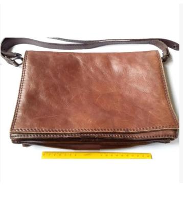 Retro Leren Tas Vintage Antiek Nostalgisch Lederen beschikbaar voor biedingen