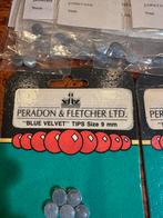 Snooker pomerans Peradon & Fletcher blue velvet 9 mm 2stuks, Nieuw, Overige typen, Ophalen of Verzenden