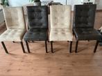 6 eethoek stoelen, Ophalen, Gebruikt, Leer, Vijf, Zes of meer stoelen