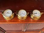 3 Wempe scheeps instrumenten Baro Hygro Thermo Chrono meter, Ophalen of Verzenden, Zo goed als nieuw, Barometer