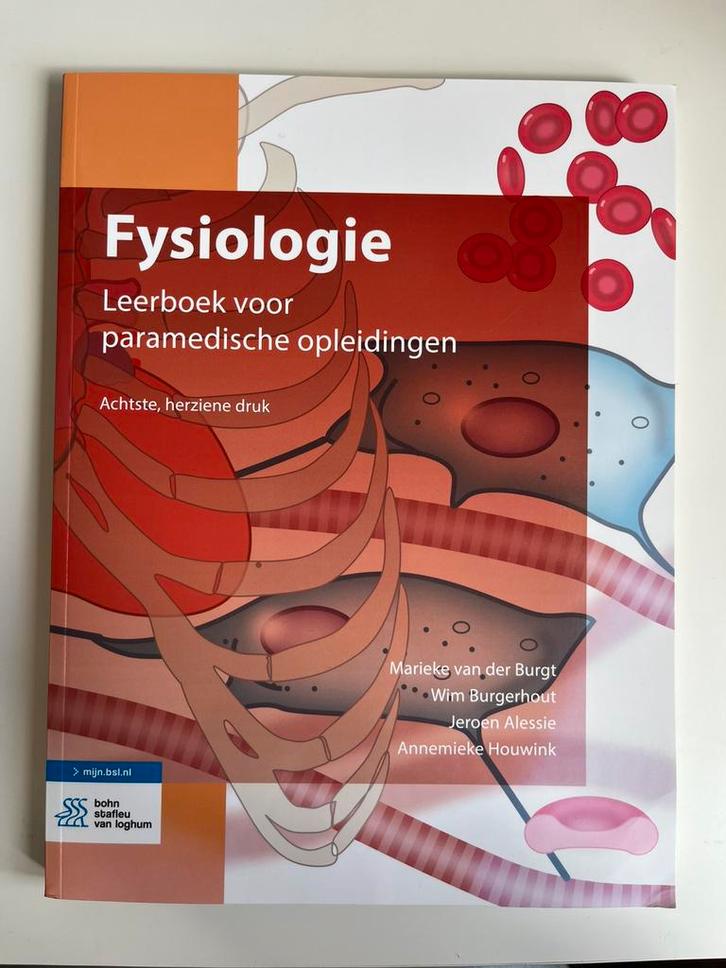Fysiologie - leerboek voor paramedische opleidingen, Boeken, Studieboeken en Cursussen, Zo goed als nieuw, HBO, Beta, Ophalen of Verzenden