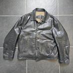 Redskins zwart rundleder maat L, Kleding | Heren, Maat 52/54 (L), Zwart, Ophalen of Verzenden, Gedragen