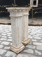 Zeldzame antiek gietijzeren Kerkelijke zuilen, Ophalen, Gebruikt