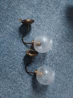Twee Nieuwe Schemerlampjes, Ophalen of Verzenden, Nieuw, Glas, Vintage