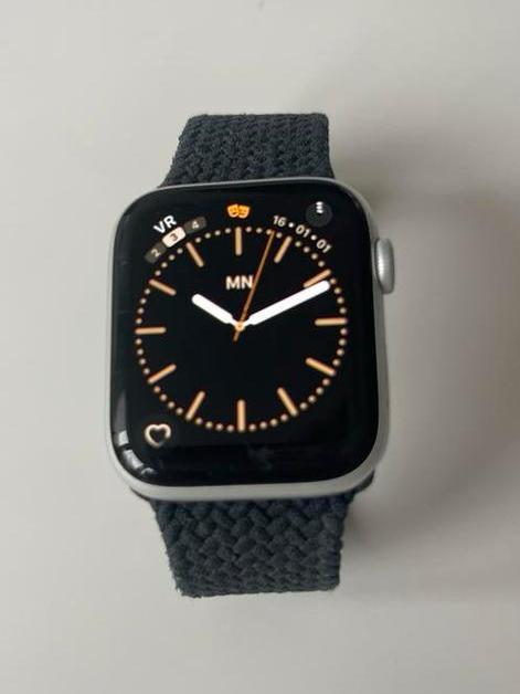 Apple Watch Series 6 44mm - Topconditie!, Sieraden, Tassen en Uiterlijk, Smartwatches, Gebruikt, iOS, Zilver, Afstand, Waterdicht