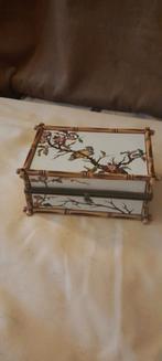 Antiek porselein sieraden kistje van  Gien, Ophalen of Verzenden