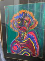 Groot werk van OLAV VORSEL , abstract / modern, Ophalen