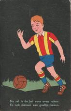 JONGEN VOETBAL RIJM UIT 1939 ZEER MOOIE OUDE KAART KH921, Ophalen of Verzenden, 1940 tot 1960, Gelopen, Kinderen