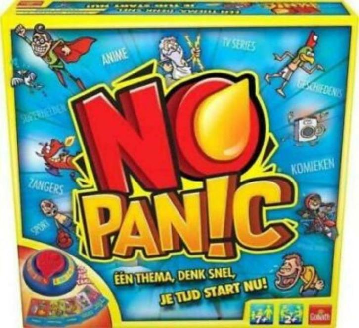 No Panic, Hobby en Vrije tijd, Gezelschapsspellen | Bordspellen, Zo goed als nieuw, Een of twee spelers, Drie of vier spelers