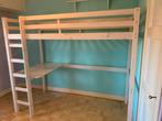 Hoogslaper met Bureau - Ideaal voor Kleine Kamers!, Ophalen, Eenpersoons, 160 tot 180 cm, Zo goed als nieuw