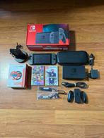 Nintendo Switch V2 + Mario Kart 8 Deluxe & Accessoires, Spelcomputers en Games, Racen en Vliegen, Ophalen of Verzenden, Zo goed als nieuw