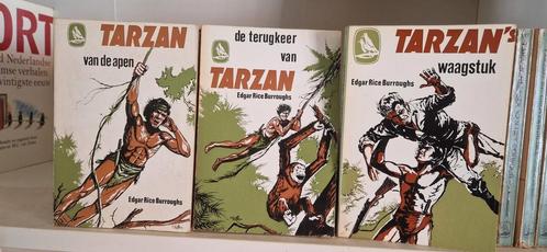 Vintage Tarzan Boeken Serie - Edgar Rice Burroughs, Boeken, Avontuur en Actie, Gelezen, Ophalen of Verzenden