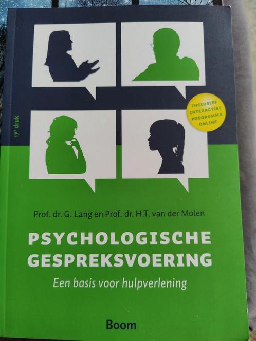 H.T. van der Molen - Psychologische gespreksvoering, Boeken, Psychologie, Zo goed als nieuw, Ophalen of Verzenden