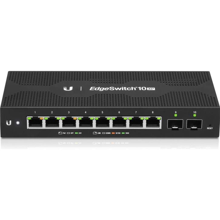 Ubiquiti EdgeSwitch 10XP - 10-Port PoE switch, Computers en Software, Netwerk switches, Zo goed als nieuw, Ophalen of Verzenden