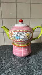 Blond theepot met theelicht, Huis en Inrichting, Keuken | Servies, Ophalen, Blond Amsterdam, Overige typen, Zo goed als nieuw