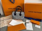 Louis Vuitton Speedy 20 monoglam, Ophalen, Zo goed als nieuw, Blauw, Handtas