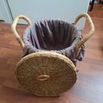 Rotan wasmand met deksel, Huis en Inrichting, Ophalen, Overige materialen, Minder dan 50 cm, Gebruikt