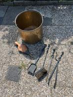 Antieke open haard set, Huis en Inrichting, Haarden, Ophalen, Gebruikt, Houthaard