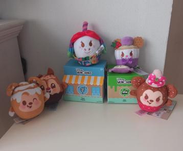 5 Disney Münchlings knuffels nieuw 2 met doosjes 