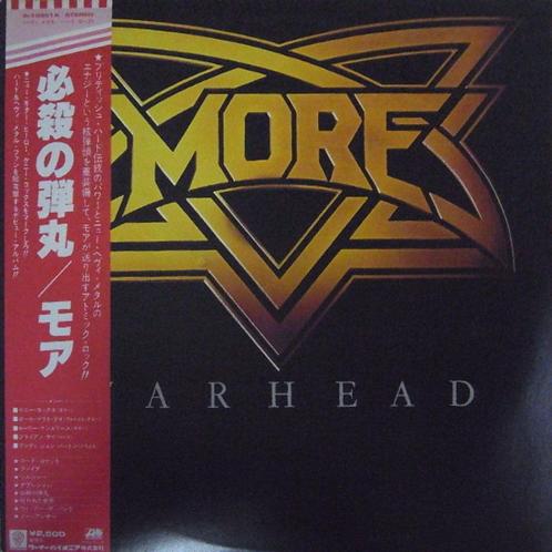 More  – Warhead = 必殺の弾丸 Japan  Originele LP Nieuw., Cd's en Dvd's, Vinyl | Hardrock en Metal, Nieuw in verpakking, Ophalen of Verzenden